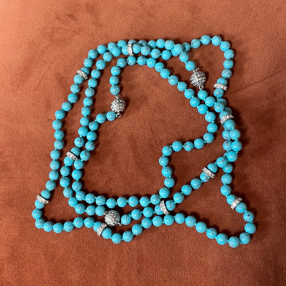 Chloe & isabel turquoise bead set
